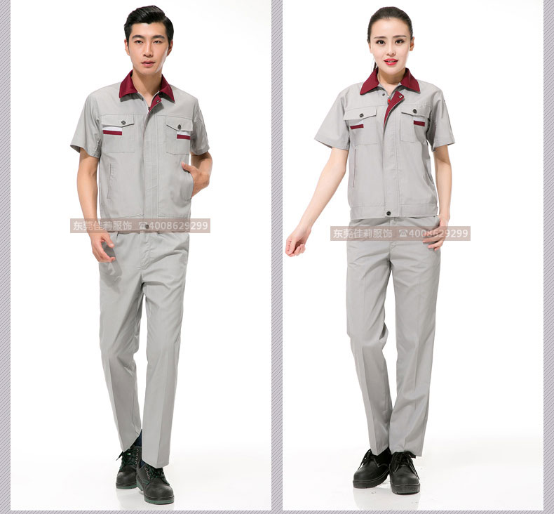 仓储包装夏季工作服效果展示09